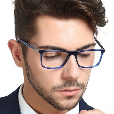 China Custom optical frames computer eyewear tr90 TR logo blue light blocking men glasses for sale