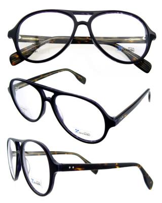 China New design izumi eyewear double optical frame bridge acetate material with CE for sale