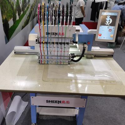 China economical type Single head embroidery machine portable home use sequin punching embroidery machine zu verkaufen