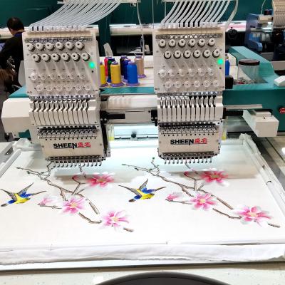 China 2 heads tubular embroidery machine digital home use 2021 new type for sale