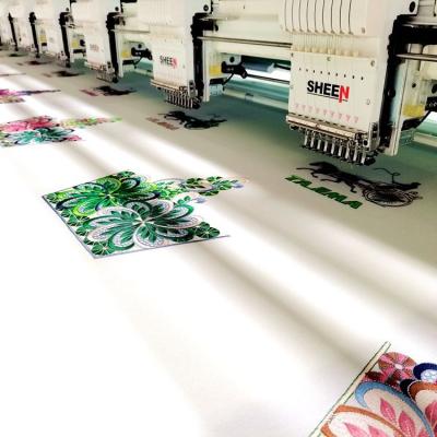 China High performance 15 Heads Double Sides Flat Embroidery Machine zu verkaufen