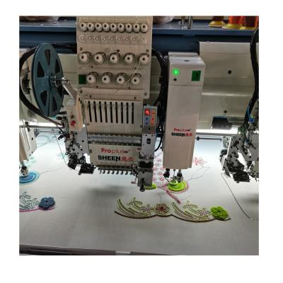 China Mixed type Chenille & Chainstich embroidery machine with sequin and cording device zu verkaufen