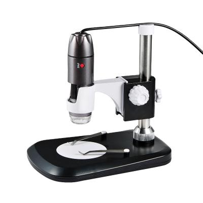 China Hot Sale 8 Clear LED 40-1000X Images Magnifications White USB Digital Repair Microscope for sale