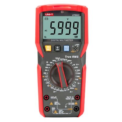 China Professional True AC DC UT89XD NCV Digital Multimeter RMS NCV Detection Unit Multimeter UT89XD for sale