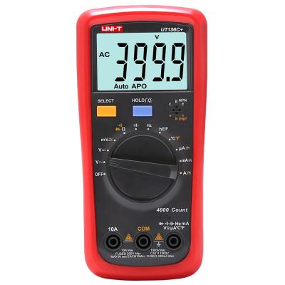 China Insider UT136C+ Digital Multimeter Auto Range Domain Switching Testing Maintenance Digital Multimetro UT136C+ for sale