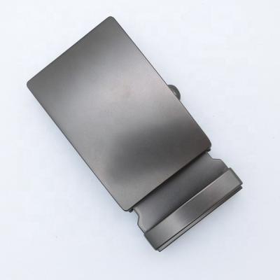 China Wholesale good quality easy spring release belt buckle alloy casted good tech automatic belt buckle with fashion rubber stopper made by china manufactures for sale