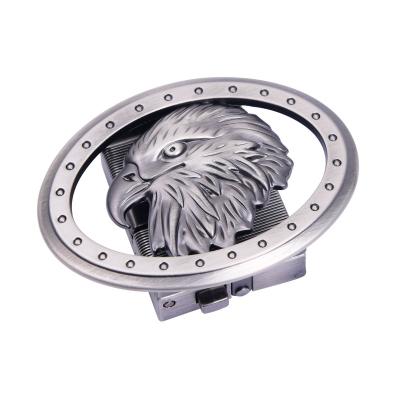 China Custom Double Sides Metal Plate Buckle Belt Buckle Automatic Belt Buckle Hardware Study Your Own Logo Brand Metal Buckle Animal Western Private Label For Men's Belt for sale