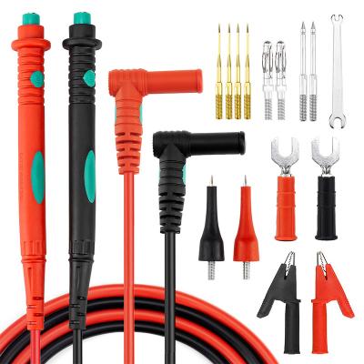 China Multimeter Kaiweets KET11 Safety Insulation Multimeter Test Leads Set (16PCS) for sale