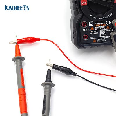 China Surverying Kaiweets Probe Test Leads Pin For Digital Multimeter Clips for sale