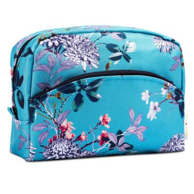 China Fashion Makeup Pouch Zippered Travel Soft Waterproof Cosmetic Bag Large Makeup Bag For Women for sale