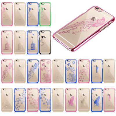 China Butterfly Spirit Design iPhone Protective Case electroplating PC Hard Pack for sale