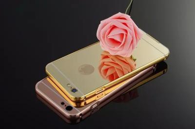 中国 2 1 iphone 6s の保護カバーで豊富なミラーの箱、電話背部箱に金属をかぶせて下さい 販売のため