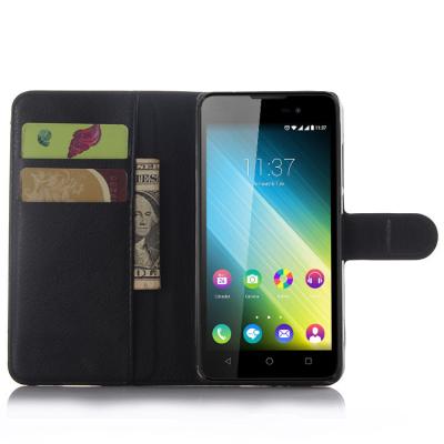 China El cuero personalizó la cartera de las cajas del teléfono del tirón para el wiko Lenny 2 con el slote de la tarjeta en venta