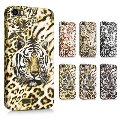 China Semi - Rigid plastic leopard design Wiko Lenny Cover protection case for sale