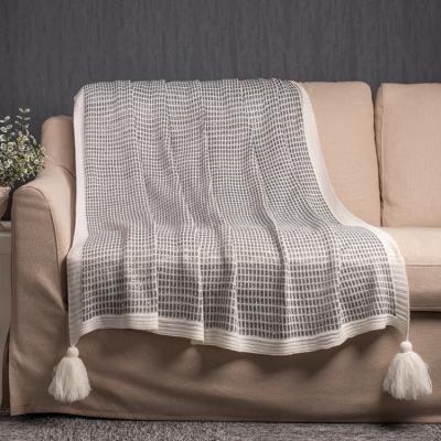 China Wholesale High Quality Single Super Soft Chunky Cable Knit Throw Blanket for sale