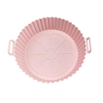 China OEM Viable Durable Reusable Oven Bowl Bakeware Tray Basket Kitchen Accessories Silicone Air Fryer Liner for sale