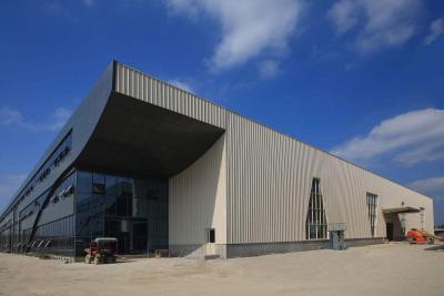 China Large Metal Agricultural Steel Building Warehouse With Sliding Doors And Bolted Frames for sale