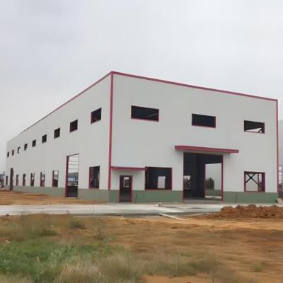 China Q355b Q235b Steel Structure Storage Warehouse With Good Heat Insulated Cladding for sale