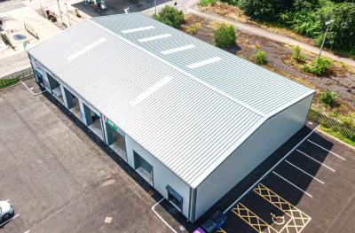 China Metal Frame Prefabricated Cold Storage Building Structure Heavy Warehouse Workshop for sale