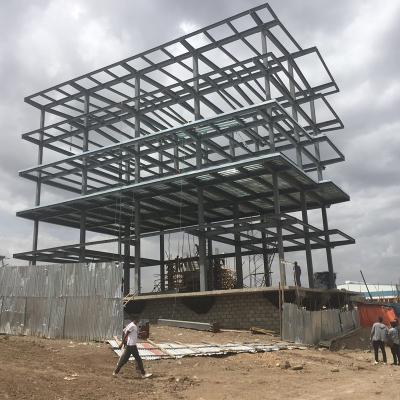 China Prefabricated Steel Fabrication Buildings Q355b Q235b Steel Prefab Buildings for sale