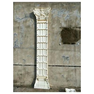 China European Fashion Square Wall Decoration Concrete Pillars Mold for sale