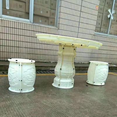 China New design home/garden/hotel decoration plastic table and chair concrete molds for sale