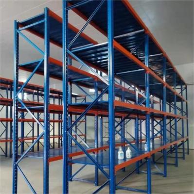 China Corrosion Protection Heavy duty shelves steel storage shelves for warehouse multi level rack manufacturing for sale