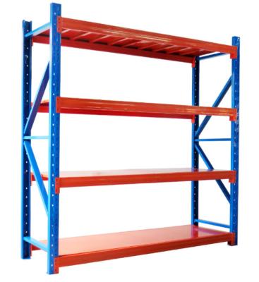 China Corrosion Protection Stronger quality heavy duty Shelves Warehouse Storage Rack  Longspan steel rack for sale