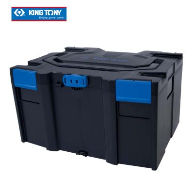 China KING TONY Toolbox DIY Tool Box 87405-3 Modular Stacking Box 456x372x262mm Tool Storage for sale