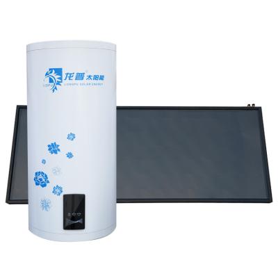 China Calentador de agua solar de 60 litros montado en la pared en el balcón con tanque de agua solar de esmalte con chaqueta en venta