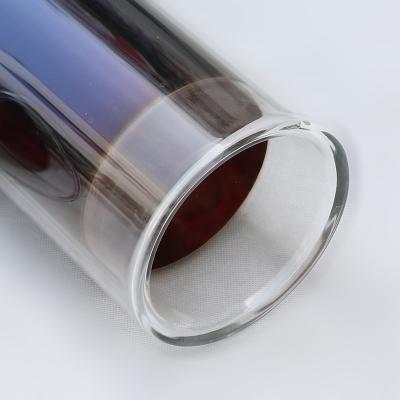 China 137mm OD Evacuated Solar Tube Solar Geyser Evacuated Glass Tube Three Target Solar Tube China Glass Tube Manufacturer for sale