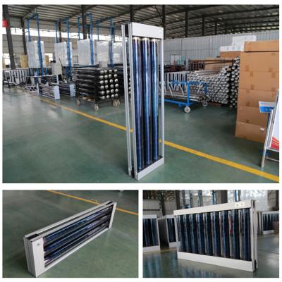 China Economia de energia 137*850*7pcs Borosilicato de vidro 3.3 Tubos de vácuo aquecedor de água solar sem tanque à venda