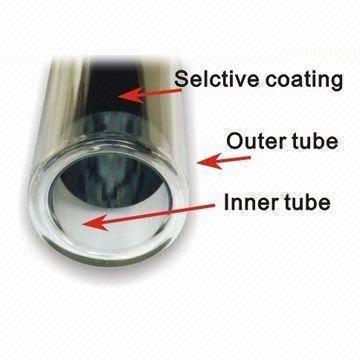 China 125 mm Buitendeemter Drie-doelgrote temperaturen Zonneverwarming Vacuümbuizen alle glas gevacuumeerde zonnebuizen Te koop