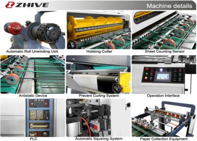 China snijmachine van het broodjes verhindert de afdekkende karton krullend systeem Te koop