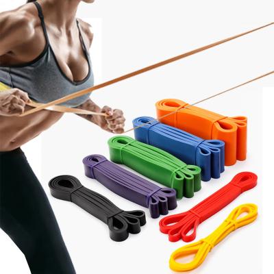 China Durable Free Shipping Strong Strength Fitness Latex Band Exercise Resistance Band Power Hip Resistance Bands for sale