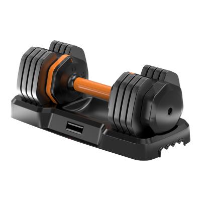 China Eco-Friendly Exercise Dumbbell Adjustable Dumbbells Buy Black Dumbbell Online Set Adjustable Home Gym for sale