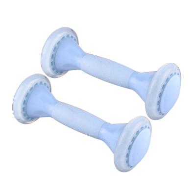 China Abdominal & arm exercise 2 in 1 multifunctional women fitness home dumbbell abdominal roller and double wheel for sale