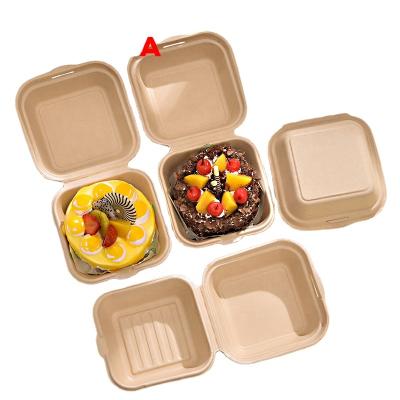 China Sunkea Disposable Food Snack Packaging Window Eco - Friendly Cake Box for sale