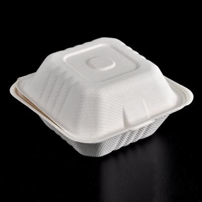 China Biodegradable Disposable Paper Tableware Eco - Friendly Pulp Food Container for sale