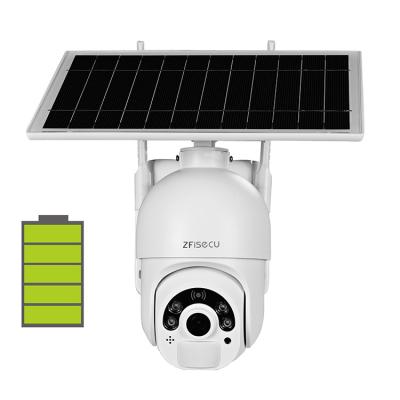 China Outdoor NIGHT VISION 1080P Wifi Solar Powered Smart Battery AI Powered PIR Detection Camera for sale