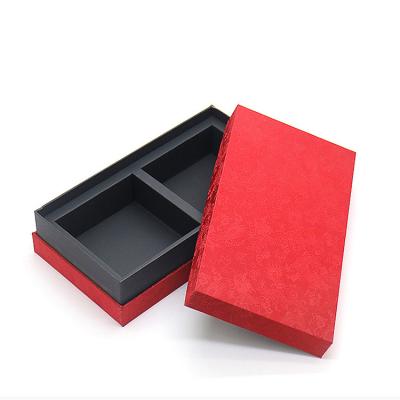 China Handmade Flowerbox Custom White Red Flower Small Gift Cardboard Box Rigid Packaging With Printed Logo for sale