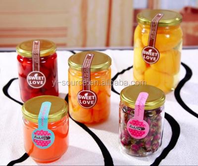 China Stocked Honey Glass Jars For Canning , Metal Lids For Glass Canning Jars for sale