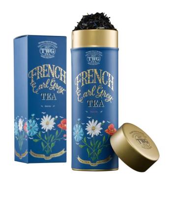 China 2021 new customized small round tin packaging twg tea tea storage eco-friendly empty metal tin 2021 for sale