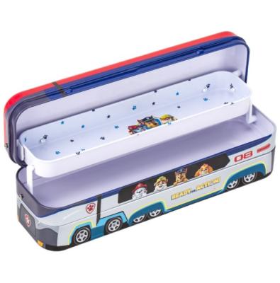 China Wholesale Car Shape Pencil Case Kids School Student Wholesale Food Suppliers Truck Pencils Metal Tin Box Tin Box For Pencils for sale