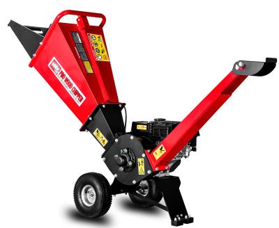 China Easy Opperation K-maxpower 6.5HP / 7HP gasoline engine wood chipper branch wood drum chipper shredder machine for sale