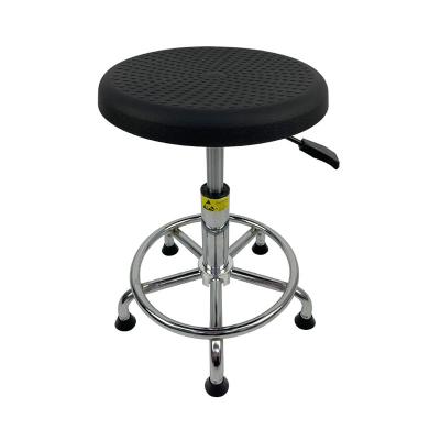 China Durable Durable Using Low Price Adjustable Height Esd PU Chair Dental Lab Stool for sale