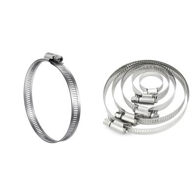 China China Factory Supply Heat Resistance Stainless Steel Big Pipe Clamp Pipe Fixed Tube 400mm Strong Throat Circle Pipe Hoops for sale