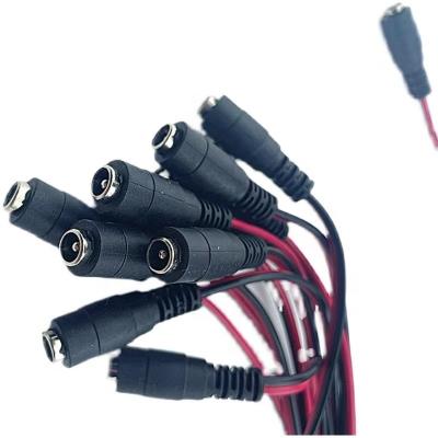 China CCTV Camera Connector DC Plug Power Supply Cord Cable Wire Female Connectors Jack Adapter For CCTV Camera for sale