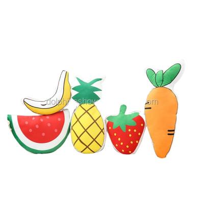 China Wholesale Pattern Printed Product Decoration Fruit Shape Soft Plush Pillow Anti-Decubitus Stuffed Cushion for sale