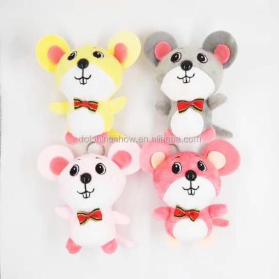 China Custom New Cheap Stuffed Mini Plush Stuffed Animal Key Chain Mouse Plush Toy for sale